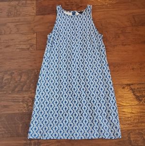 Knot Print Sleeveless Dress
